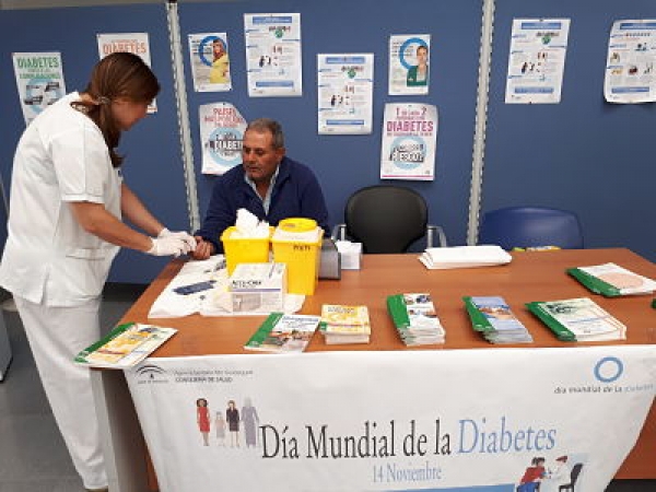 Los hospitales de la Agencia Sanitaria Alto Guadalquivir difunden la prevención y tratamiento de la diabetes en su Día Mundial
