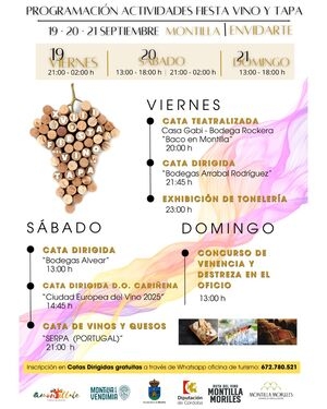 Programacion Actividades Fiesta Vino y Tapa