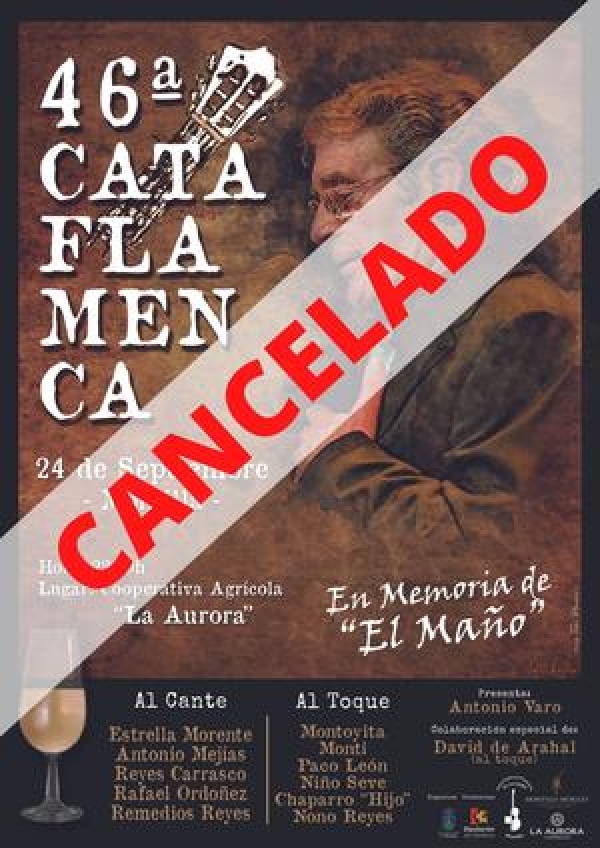 Cancelada Cata Flamenca
